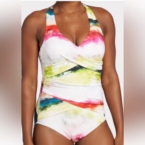Calia NWOT Swimsuit with Abstract Design